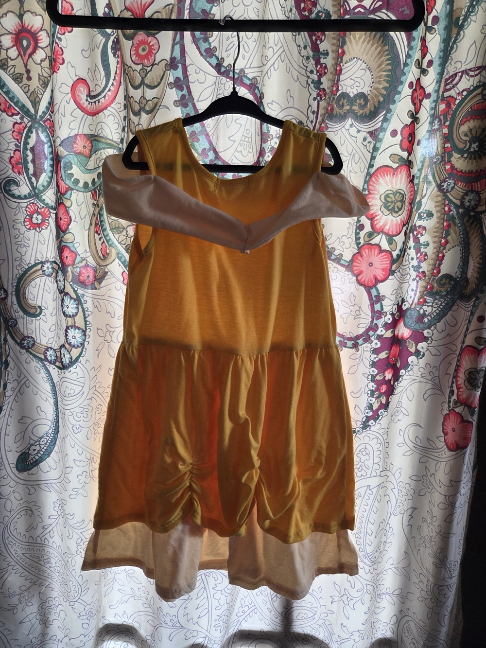 Lily Tots Yellow Princess Belle inspired girls dress size 140 fits like an 8/10